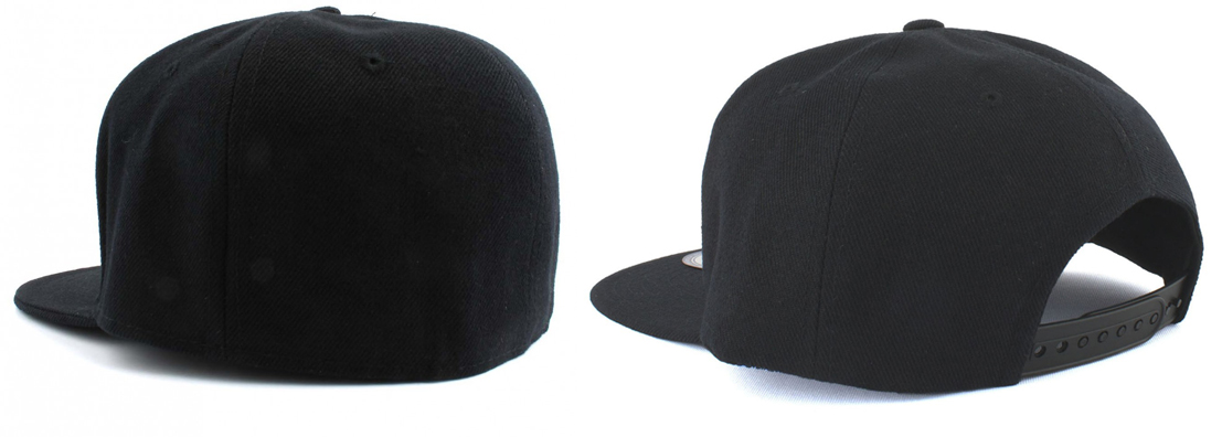 fitted en snapback caps