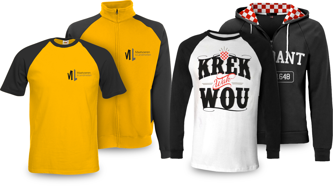 raglan mouwen t-shirts en sweaters