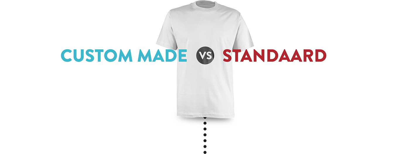 Custom made en standaard t-shirts