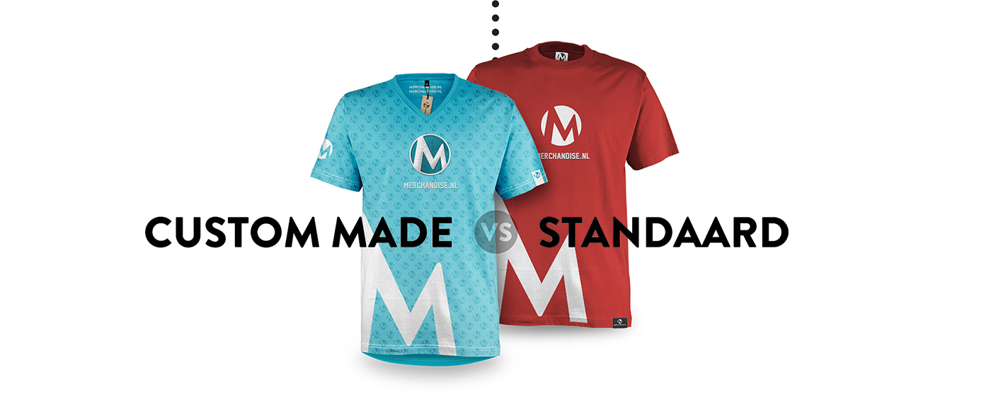 Custom made en standaard t-shirts